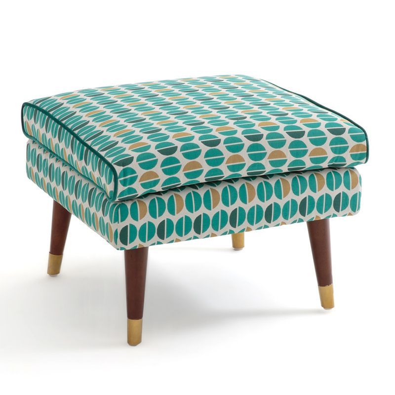 Пуф Classic Furniture синий белый желтый Синий Белый Желтый Пуф Classic Furniture синий белый желтый Синий Белый Желтый во Владивостоке | Loft Concept