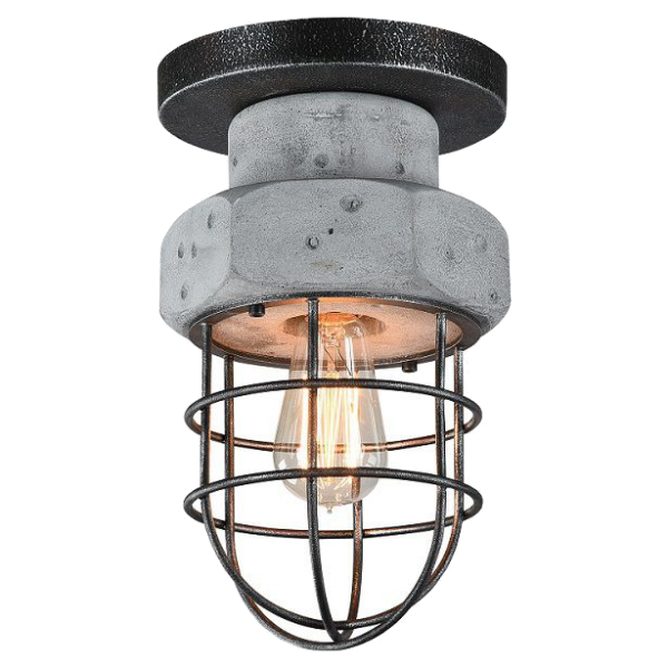 Потолочный светильник Concrete Bolt Chandelier Потолочный светильник Concrete Bolt Chandelier во Владивостоке | Loft Concept
