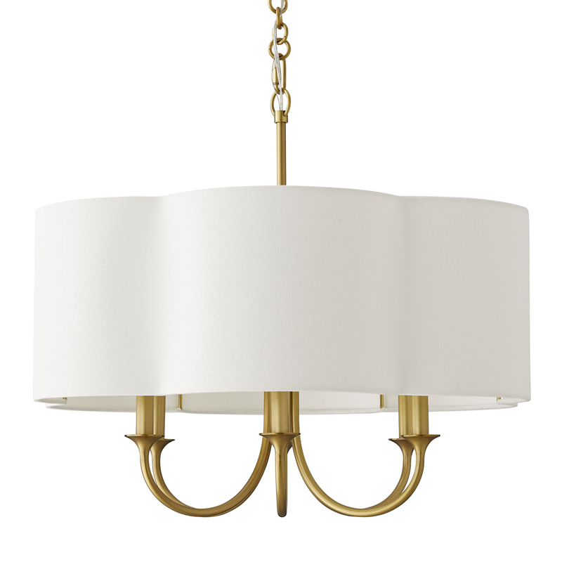 Люстра Vitorino Gold Chandelier Золотой Белый Люстра Vitorino Gold Chandelier Золотой Белый во Владивостоке | Loft Concept