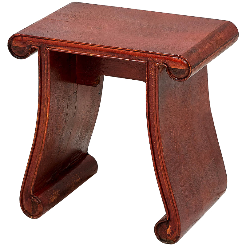Табурет в китайском стиле Chinese Tabouret Red Красный Табурет в китайском стиле Chinese Tabouret Red Красный во Владивостоке | Loft Concept