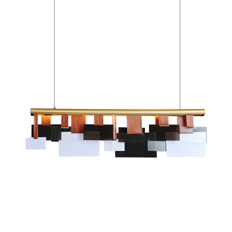 Люстра Pieces Chandelier Глянцевое золото Коричневый Черный Прозрачный во Владивостоке | Loft Concept 