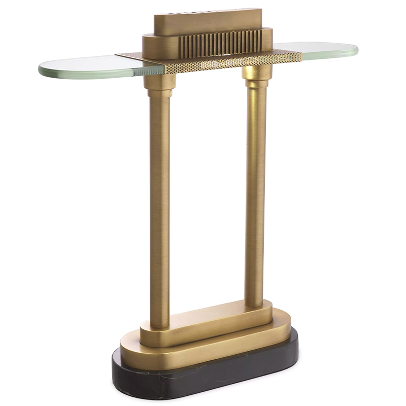 Настольная лампа Eichholtz Desk Lamp Bologno Золотой Черный Мрамор Nero Прозрачное Стекло Настольная лампа Eichholtz Desk Lamp Bologno Золотой Черный Мрамор Nero Прозрачное Стекло во Владивостоке | Loft Concept