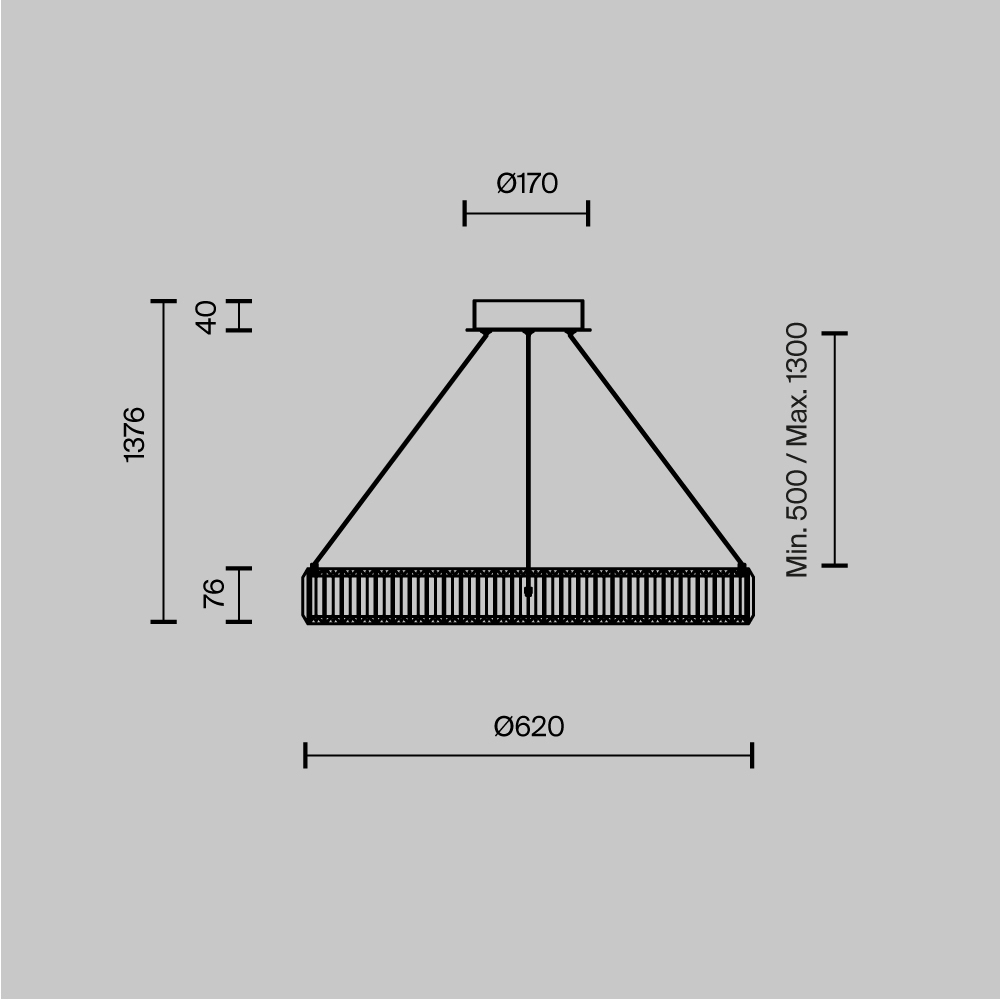 Люстра подвесная Krone 3000К 36Вт во Владивостоке
