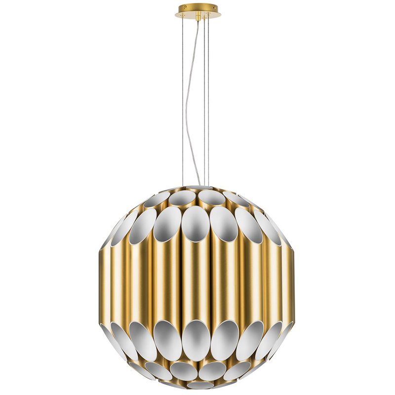Люстра Garbi Gold Pipe Organ Chandelier 80 Золотой Белый Люстра Garbi Gold Pipe Organ Chandelier 80 Золотой Белый во Владивостоке | Loft Concept