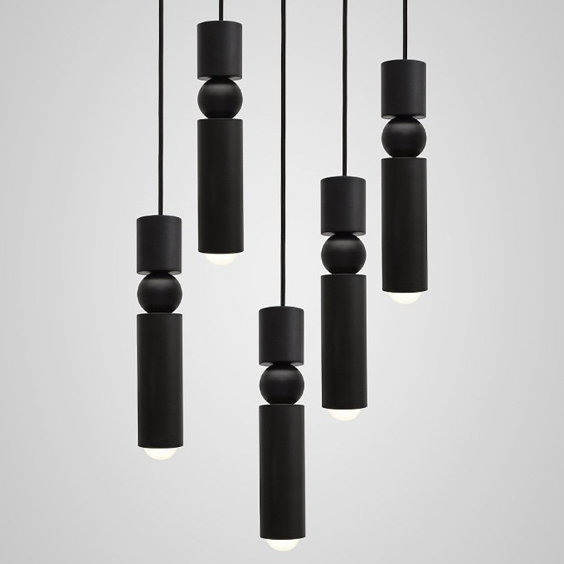 Подвесной светильник Fulcrum by Lee Broom Black Черный во Владивостоке | Loft Concept 