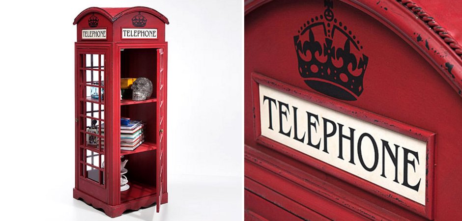 Витрина "Телефонная будка" London telephone box Витрина "Телефонная будка" London telephone box - Loft-Concept во Владивостоке