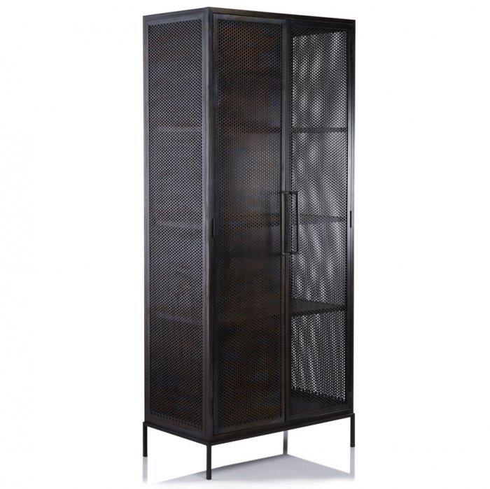 Шкаф Industrial Loft Dark Metal Tali Cabinet Черный Шкаф Industrial Loft Dark Metal Tali Cabinet Черный во Владивостоке | Loft Concept