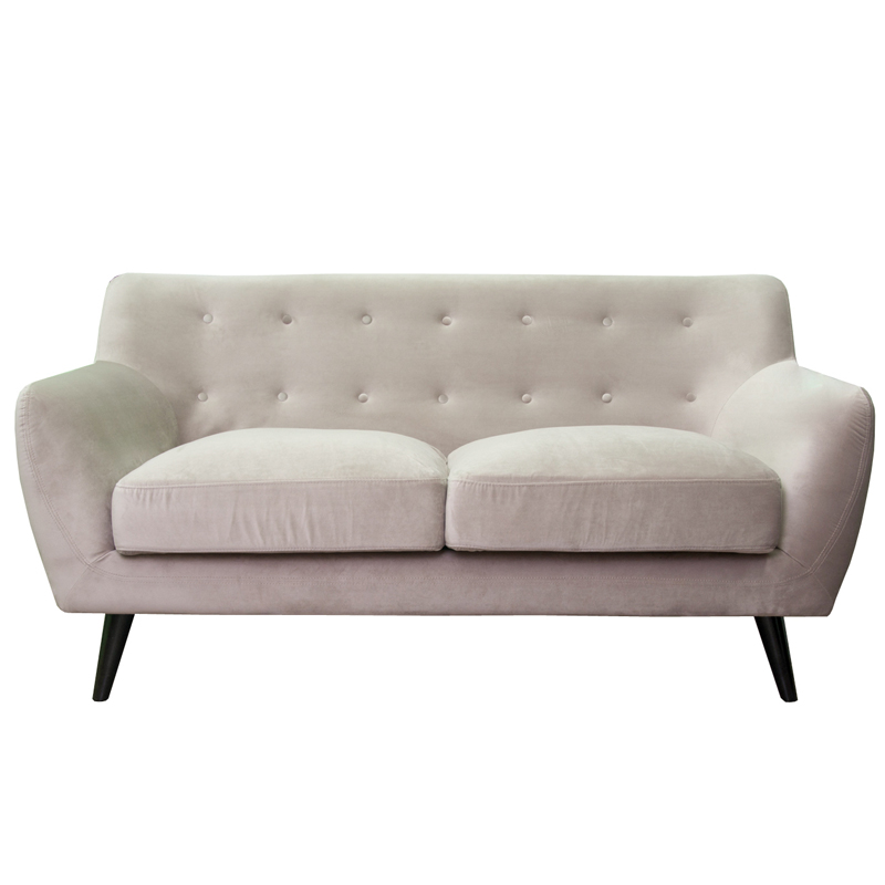 Диван Amantea Sofa beige velour Бежевый Диван Amantea Sofa beige velour Бежевый во Владивостоке | Loft Concept