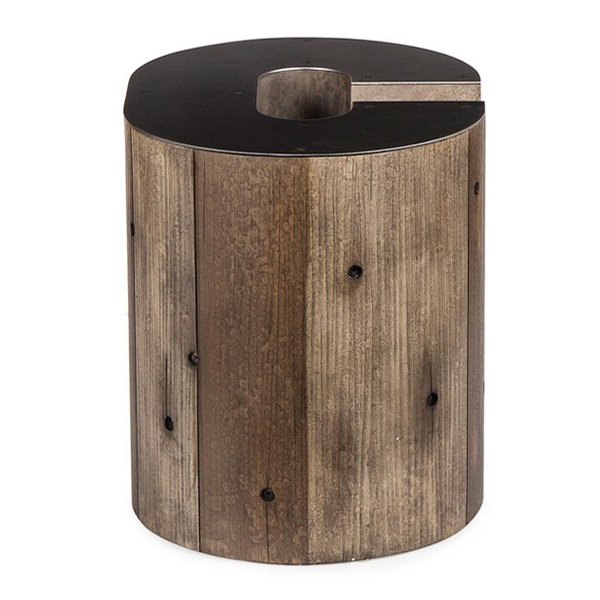 Столик Wooden Alphabet С Side Table Графит Коричневый Столик Wooden Alphabet С Side Table Графит Коричневый во Владивостоке | Loft Concept