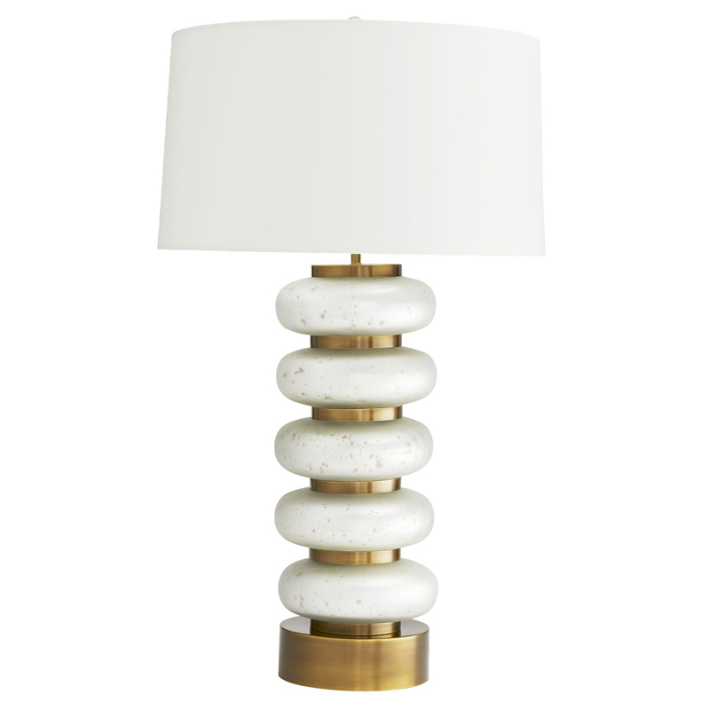 Дизайнерская настольная лампа GAELEN LAMP Белый Золотой Серый Дизайнерская настольная лампа GAELEN LAMP Белый Золотой Серый во Владивостоке | Loft Concept