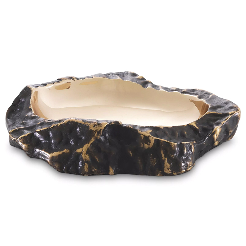 Чаша Eichholtz Bowl Callas Латунь Античная полированная Черный Чаша Eichholtz Bowl Callas Латунь Античная полированная Черный во Владивостоке | Loft Concept