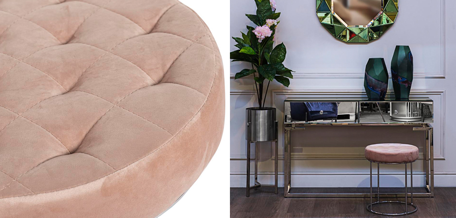 Пуф Rhombus Velours Pink Пуф Rhombus Velours Pink - Loft-Concept во Владивостоке