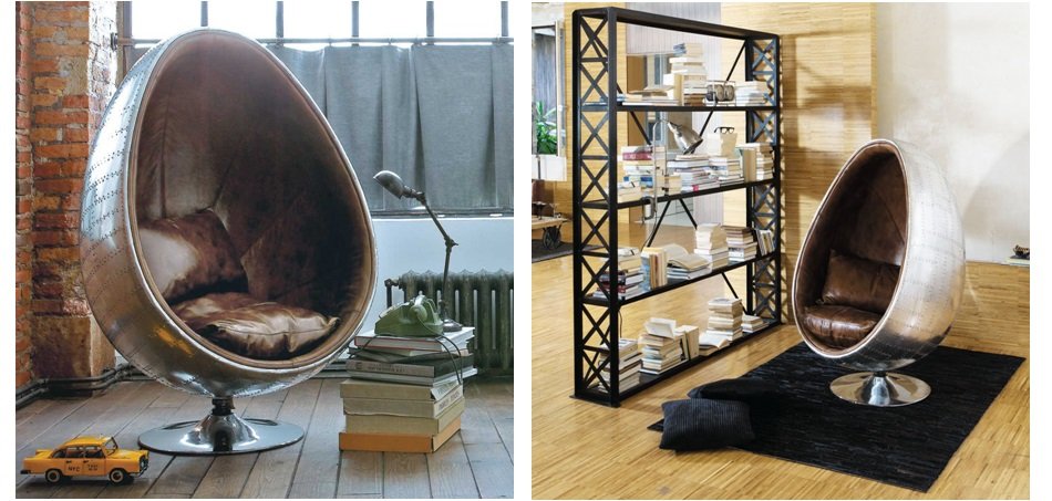 Кресло яйцо Aviator Egg Chair Кресло яйцо Aviator Egg Chair - Loft-Concept во Владивостоке