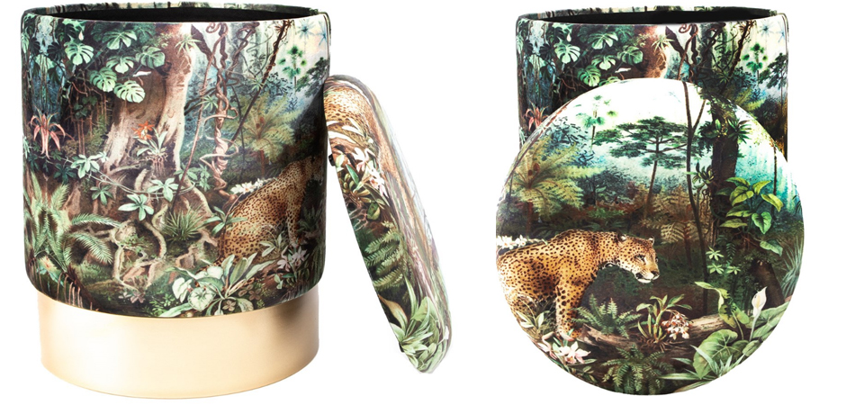 Пуф PUF Jungle Print lynx Пуф PUF Jungle Print lynx - Loft-Concept во Владивостоке