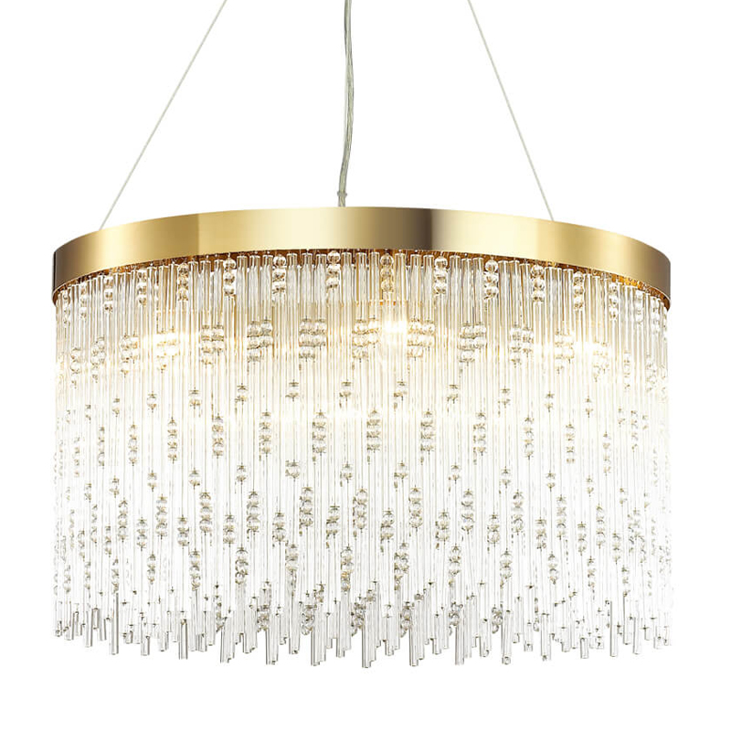 Люстра Hailstorm Rain Kerri Chandelier gold 60 Прозрачный (Transparent) Золотой Люстра Hailstorm Rain Kerri Chandelier gold 60 Прозрачный (Transparent) Золотой во Владивостоке | Loft Concept