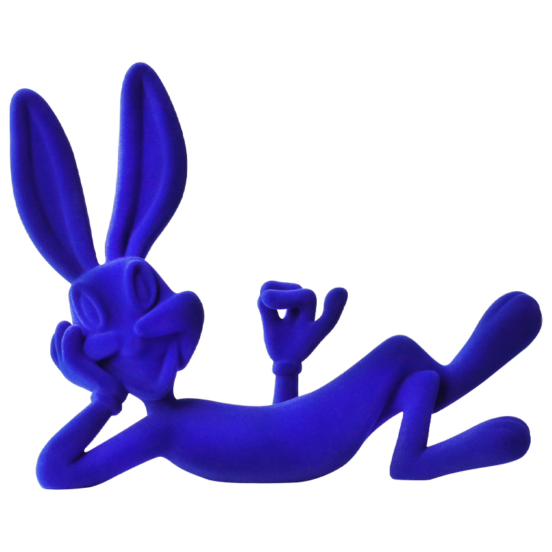 Декоративная статуэтка синий флок Bugs Bunny Blue Statuette Синий Декоративная статуэтка синий флок Bugs Bunny Blue Statuette Синий во Владивостоке | Loft Concept