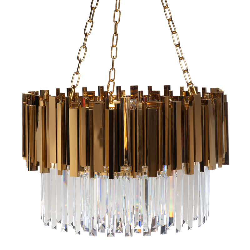 Люстра Empire Suspension Single Circle 60 Золотой Прозрачный Люстра Empire Suspension Single Circle 60 Золотой Прозрачный во Владивостоке | Loft Concept