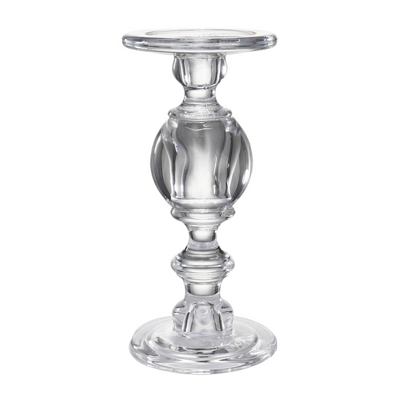 Подсвечник Glass Candlestick II Прозрачное Стекло Подсвечник Glass Candlestick II Прозрачное Стекло во Владивостоке | Loft Concept