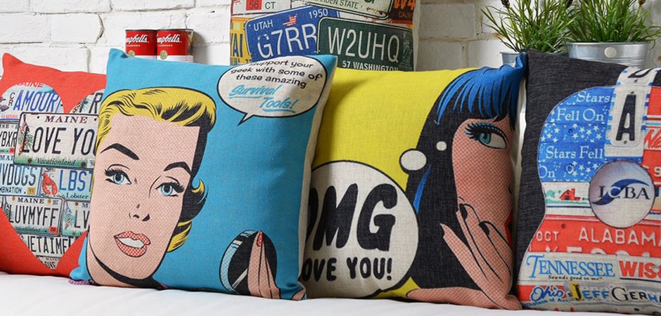 Декоративная подушка "i love you" Декоративная подушка "i love you" - Loft-Concept во Владивостоке