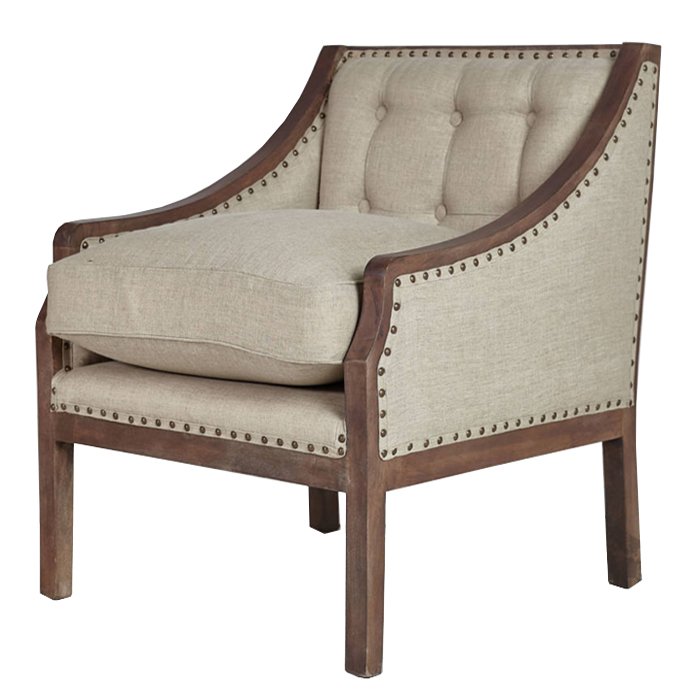 Кресло Shelter Arm Chair Бежевый Кресло Shelter Arm Chair Бежевый во Владивостоке | Loft Concept
