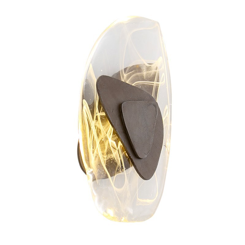 Бра Transparent Pebbles Sconces Темная бронза Прозрачный Бра Transparent Pebbles Sconces Темная бронза Прозрачный во Владивостоке | Loft Concept