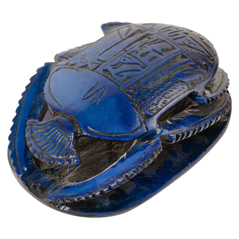 Статуэтка Скарабей Scarab Beetle blue Синий Статуэтка Скарабей Scarab Beetle blue Синий во Владивостоке | Loft Concept