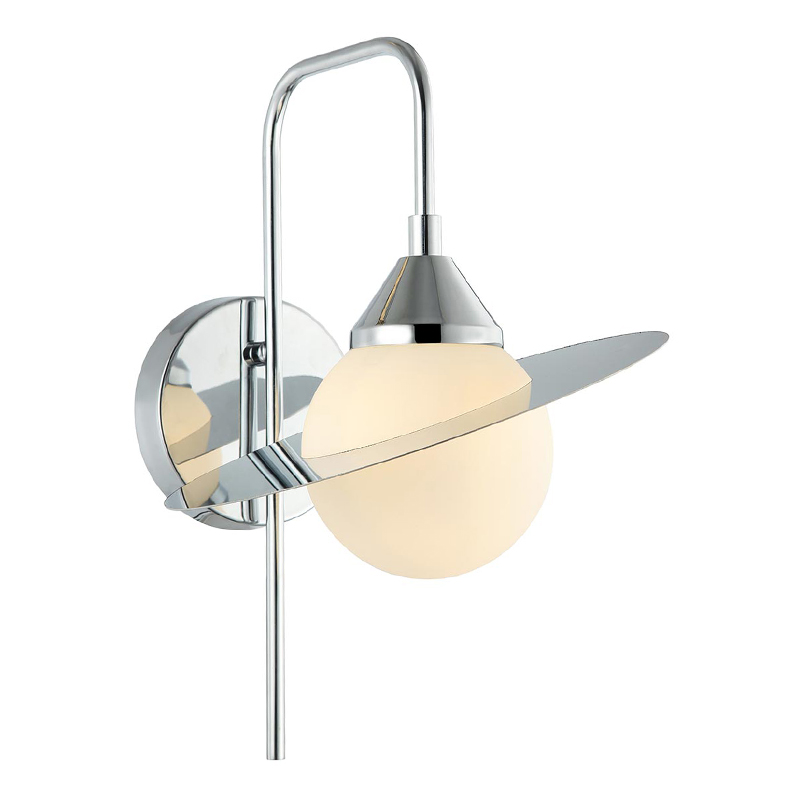 Бра Phainon Chrome Wall Lamp Хром Белый Бра Phainon Chrome Wall Lamp Хром Белый во Владивостоке | Loft Concept