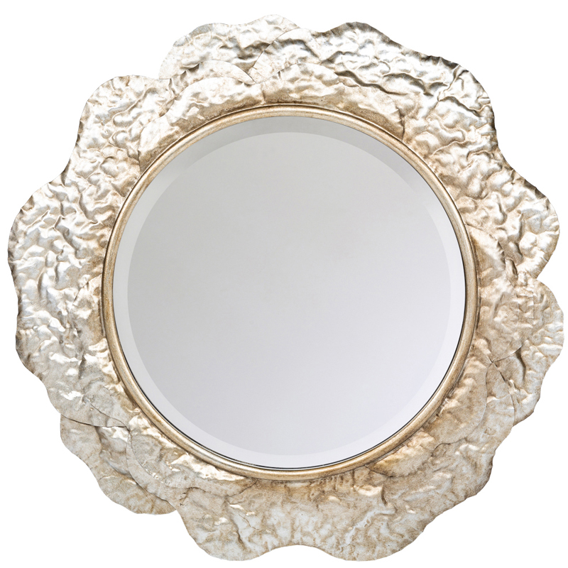 Зеркало Chlodio Crumpled Silver Mirror Зеркало Chlodio Crumpled Silver Mirror во Владивостоке | Loft Concept