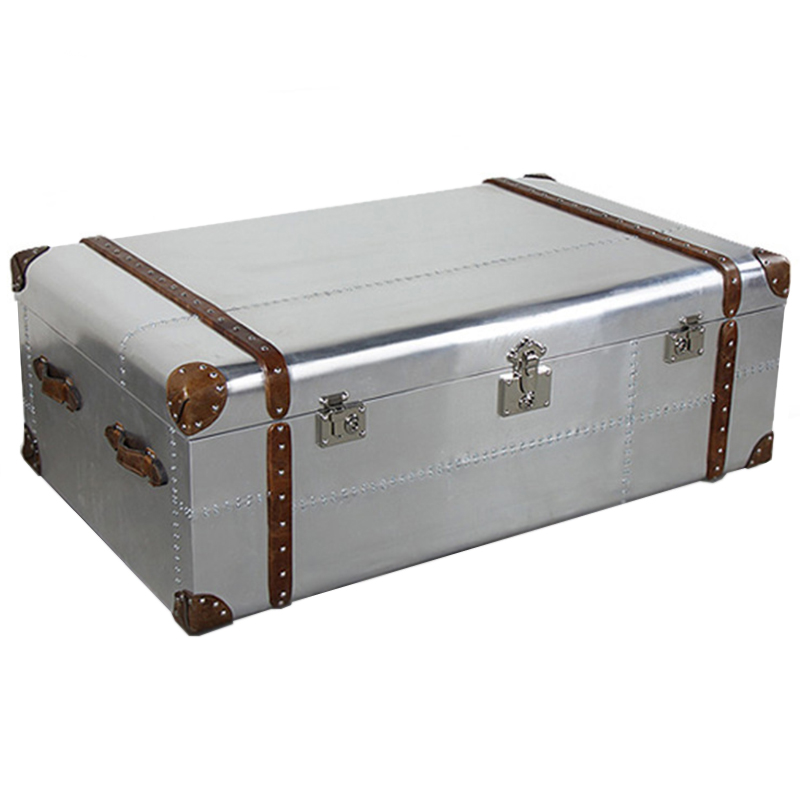 Сундук Trunks in Polished Aluminum Restoration Hardware Нержавеющая сталь Сундук Trunks in Polished Aluminum Restoration Hardware Нержавеющая сталь во Владивостоке | Loft Concept
