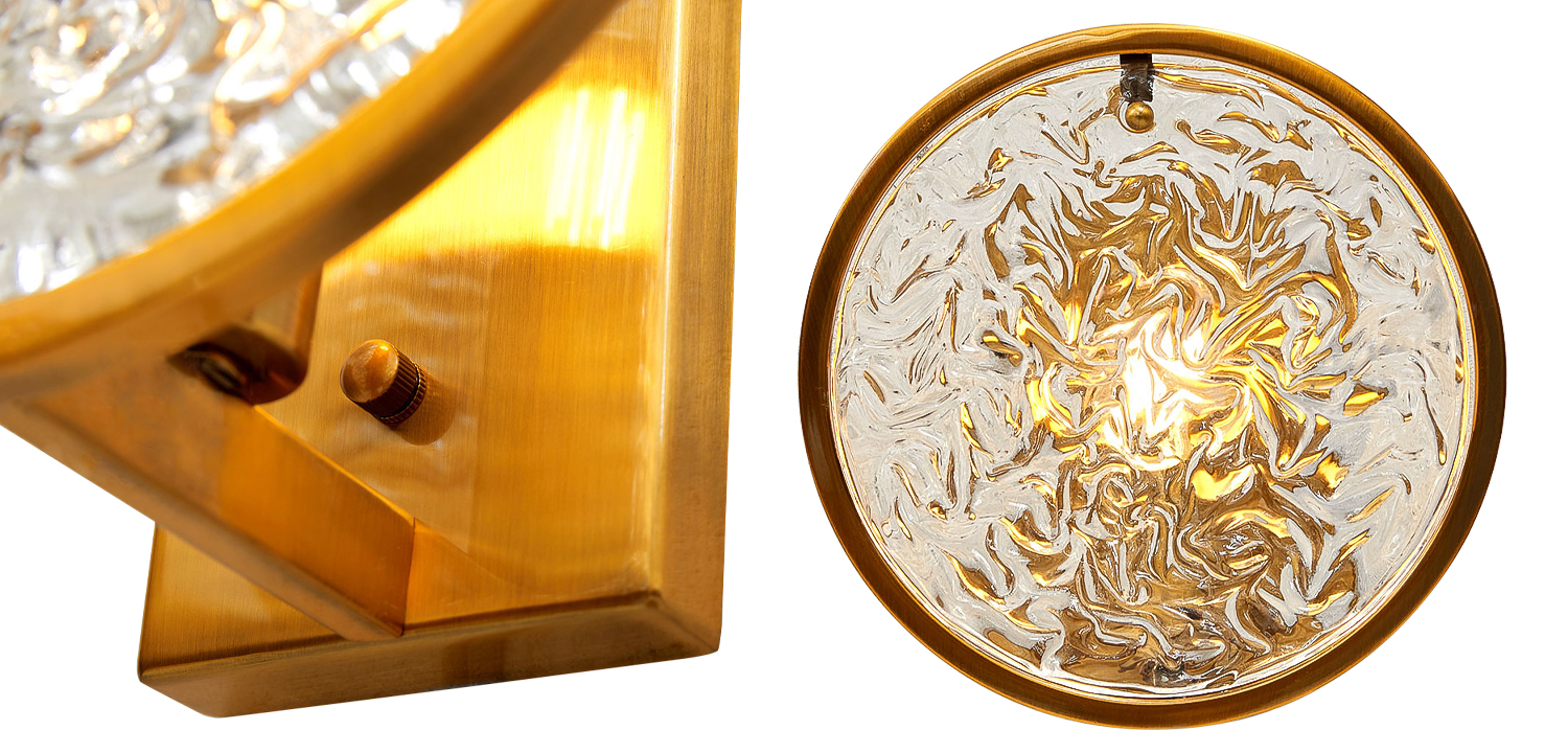 Бра Geraldine Glass Sconce - фото