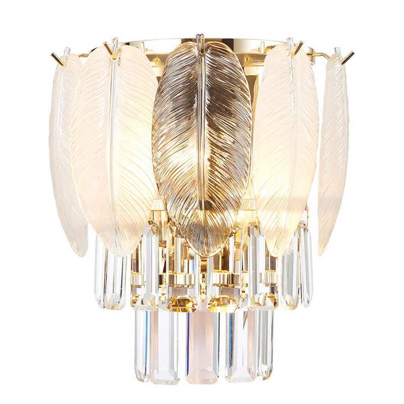 Бра Crystal in Petals Wall Lamp Глянцевое золото во Владивостоке | Loft Concept 
