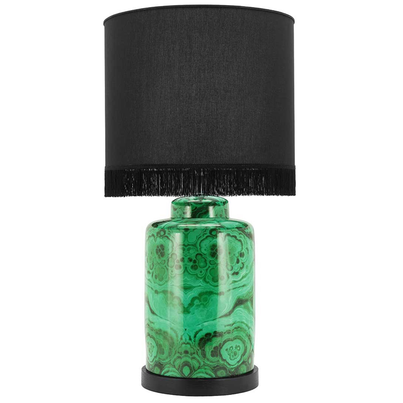 Настольная лампа ABHIKA TABLE LAMP STEADY Черный Малахит (зеленый) Настольная лампа ABHIKA TABLE LAMP STEADY Черный Малахит (зеленый) во Владивостоке | Loft Concept