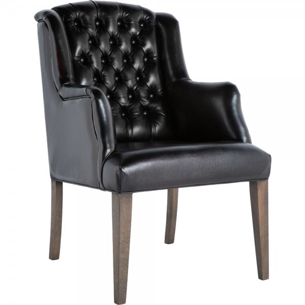 Кресло Leather Elegance Black Черный Кресло Leather Elegance Black Черный во Владивостоке | Loft Concept