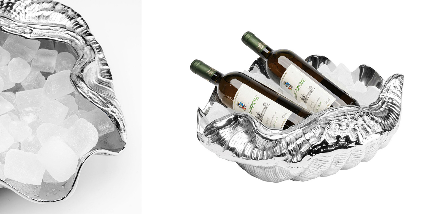 Блюдо Chrome Shell - фото