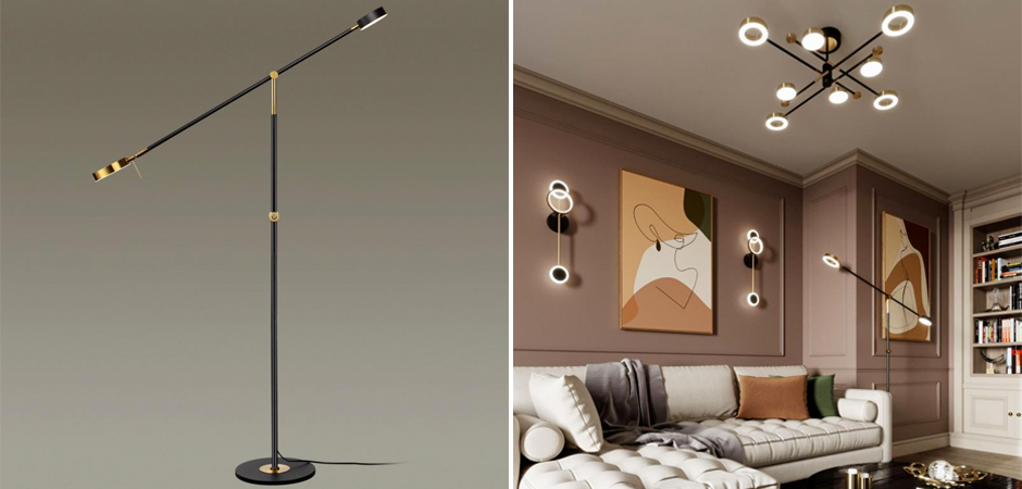 Торшер с регулировкой Bendik Lighting Торшер с регулировкой Bendik Lighting - Loft-Concept во Владивостоке