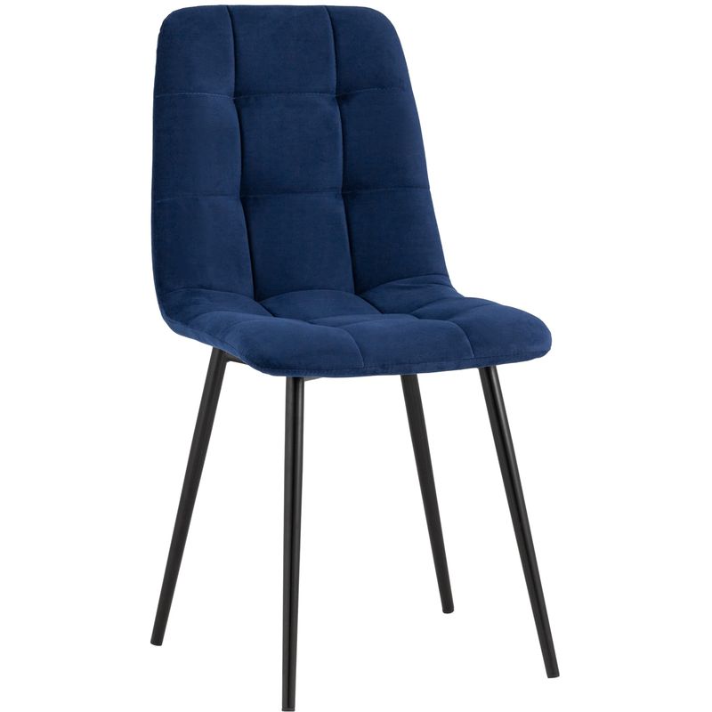 Стул NANCY S-2 Chair Синий Индиго Индиго Черный Стул NANCY S-2 Chair Синий Индиго Индиго Черный во Владивостоке | Loft Concept