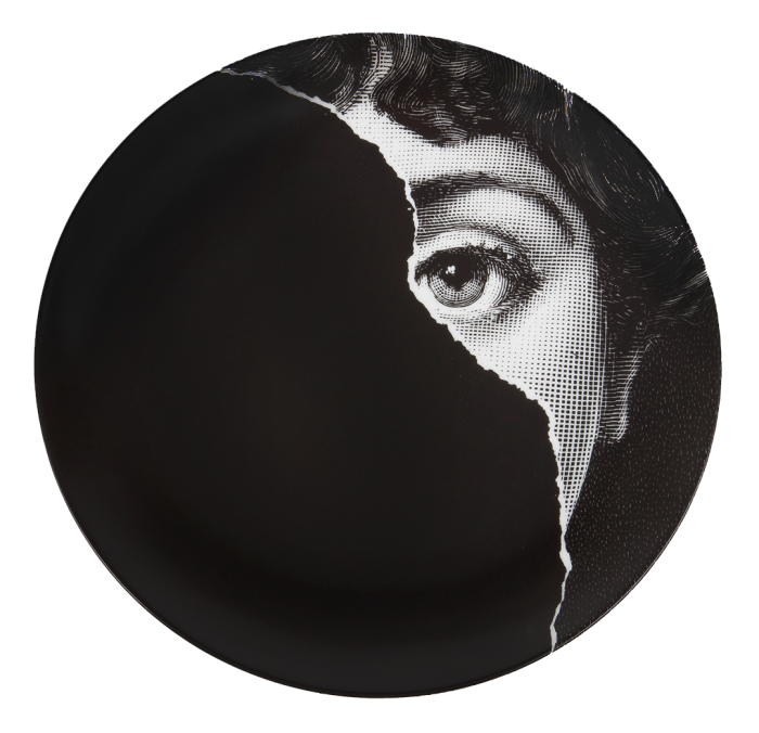 Декоративная тарелка Fornasetti 145 Черный Декоративная тарелка Fornasetti 145 Черный во Владивостоке | Loft Concept