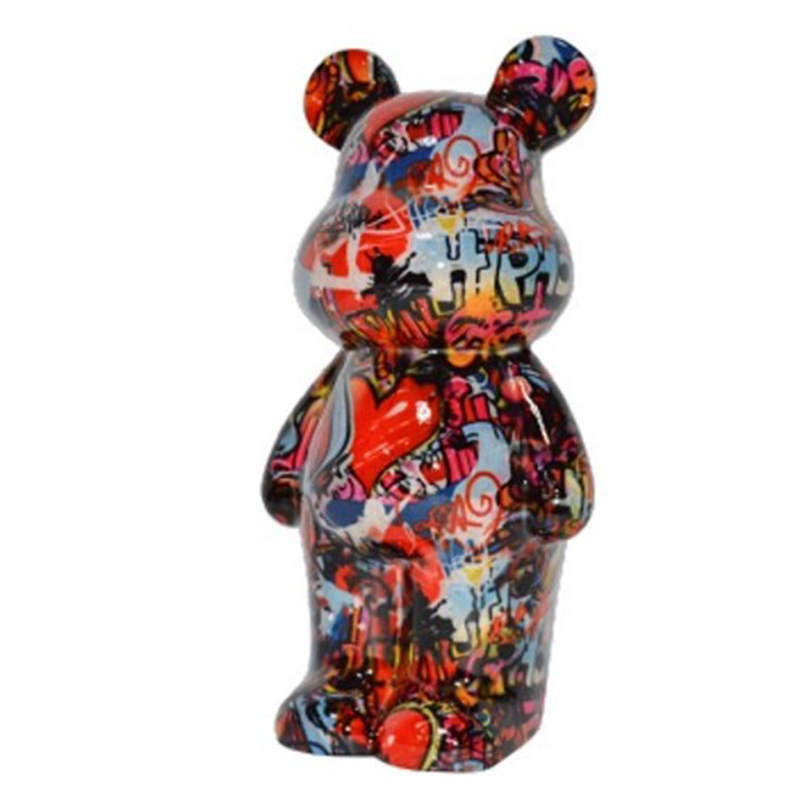 Статуэтка Graffiti Bear red Мульти Статуэтка Graffiti Bear red Мульти во Владивостоке | Loft Concept