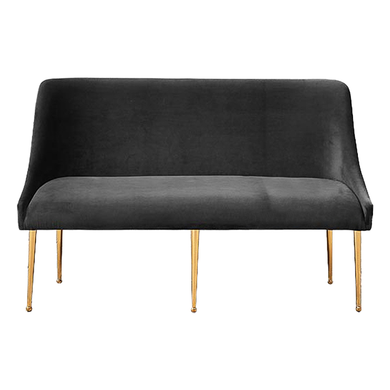 Диван Elegant Graphite Sofa Графитовый Золотой Диван Elegant Graphite Sofa Графитовый Золотой во Владивостоке | Loft Concept