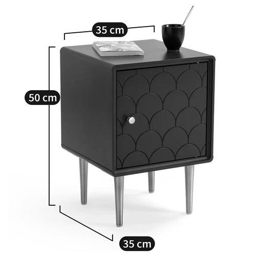 Тумба с одной дверцей Scale Ornament Blue Nightstand Тумба с одной дверцей Scale Ornament Blue Nightstand во Владивостоке