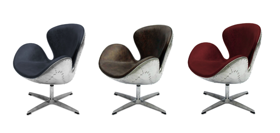 Кресло Spitfire Swan Chair Aviator - фото №1