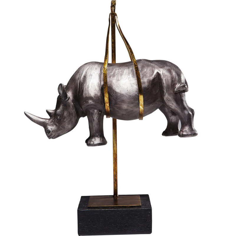 Статуэтка Hanged Rhino Сталь Статуэтка Hanged Rhino Сталь во Владивостоке | Loft Concept