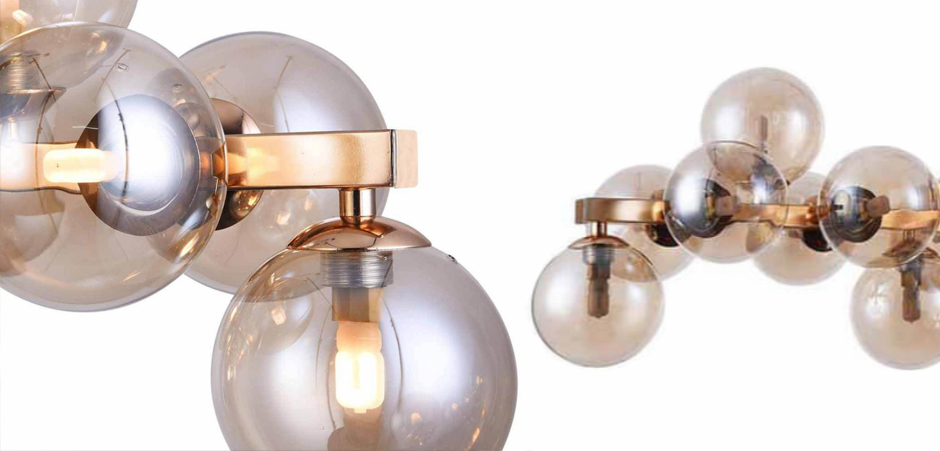 Люстра Berries Chandelier Rectangle Amber 120 Люстра Berries Chandelier Rectangle Amber 120 - Loft-Concept во Владивостоке