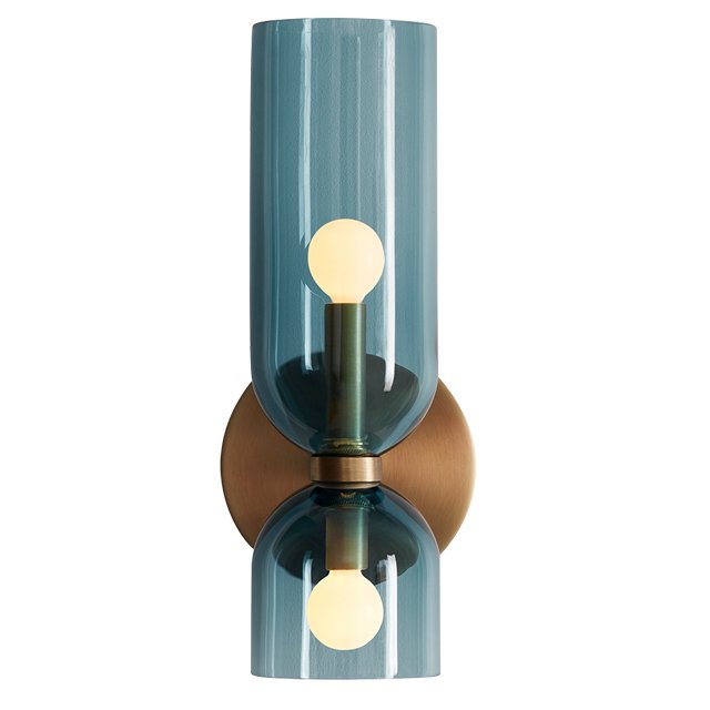 Бра Lightmaker Studio Edie Sconce Blue Медь Синий Бра Lightmaker Studio Edie Sconce Blue Медь Синий во Владивостоке | Loft Concept