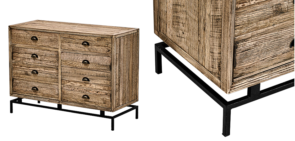 Комод деревянный в стиле Лофт Eligio Wood Commode Комод деревянный в стиле Лофт Eligio Wood Commode - Loft-Concept во Владивостоке