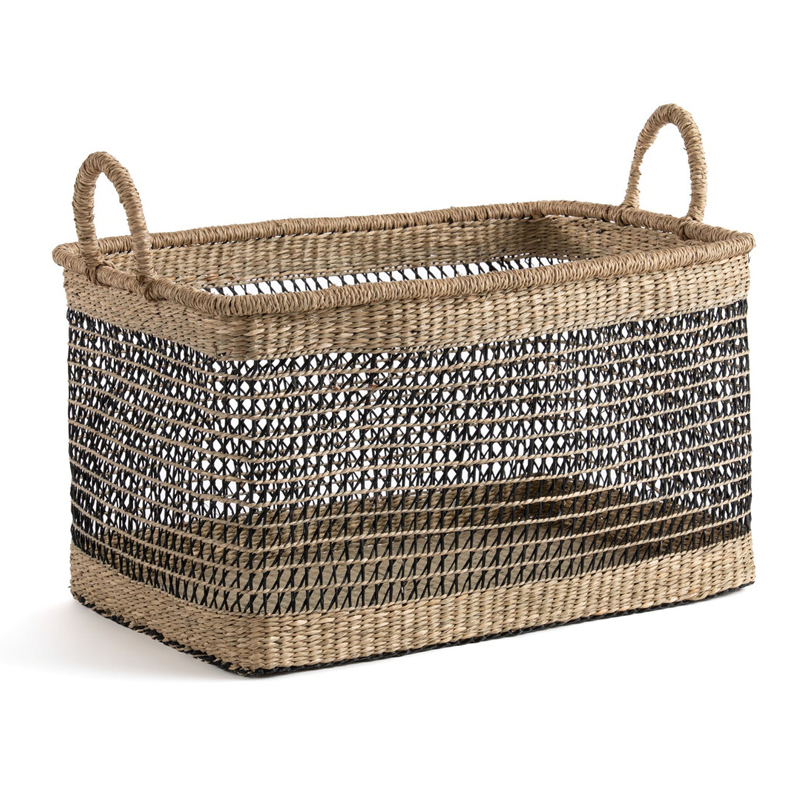Корзина Wicker Herbarium Бежевый Черный Корзина Wicker Herbarium Бежевый Черный во Владивостоке | Loft Concept