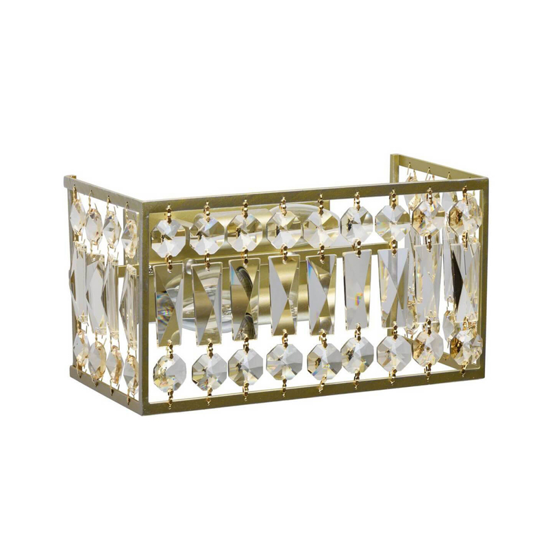 Бра Crystal Inserts Lamp Золотой Прозрачное Стекло Бра Crystal Inserts Lamp Золотой Прозрачное Стекло во Владивостоке | Loft Concept