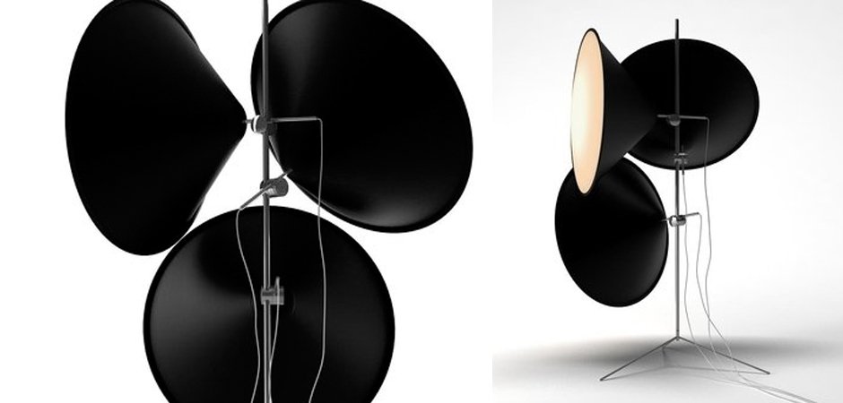 Торшер Tom Dixon Cone Black Торшер Tom Dixon Cone Black - Loft-Concept во Владивостоке