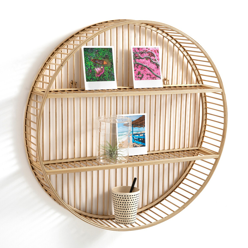 Полка Wicker Bamboo Shelf Полка Wicker Bamboo Shelf во Владивостоке | Loft Concept