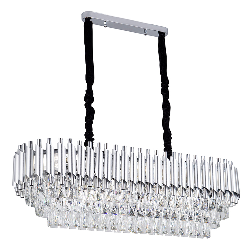 Большая многоярусная люстра Empire Crystal Silver Серебряный Большая многоярусная люстра Empire Crystal Silver Серебряный во Владивостоке | Loft Concept